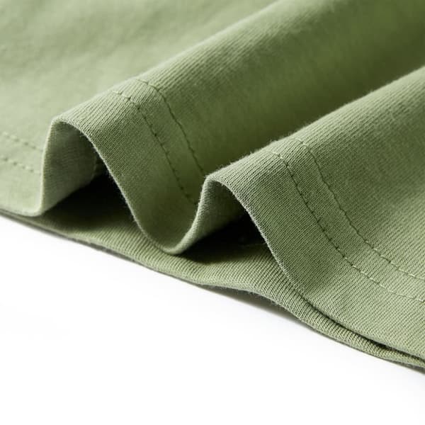 T-shirt med korta ärmar för barn ljus khaki 128 -  Toppar för barn
