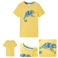 Miniatyrbild 1 av 8: T-shirt med korta ärmar för barn ljus ockra 116 -  Toppar för barn
