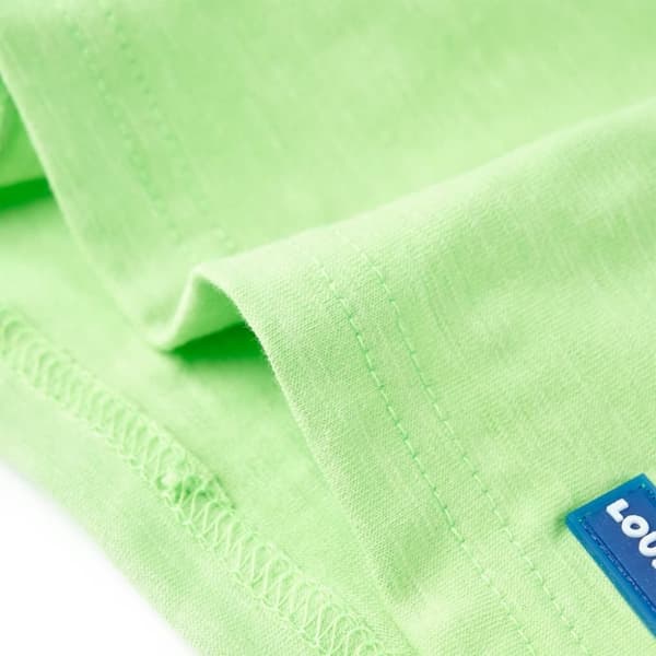 T-shirt för barn neongrön 128 -  Toppar för barn
