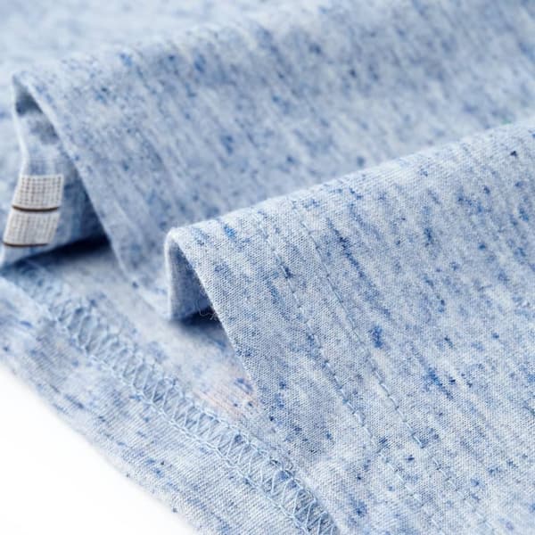 T-shirt för barn blå melange 104 -  Toppar för barn