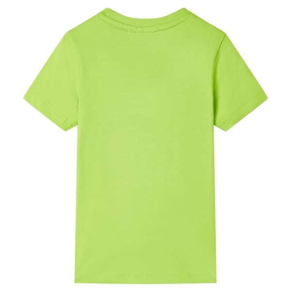 T-shirt med korta ärmar för barn limegrön 116 -  Toppar för barn