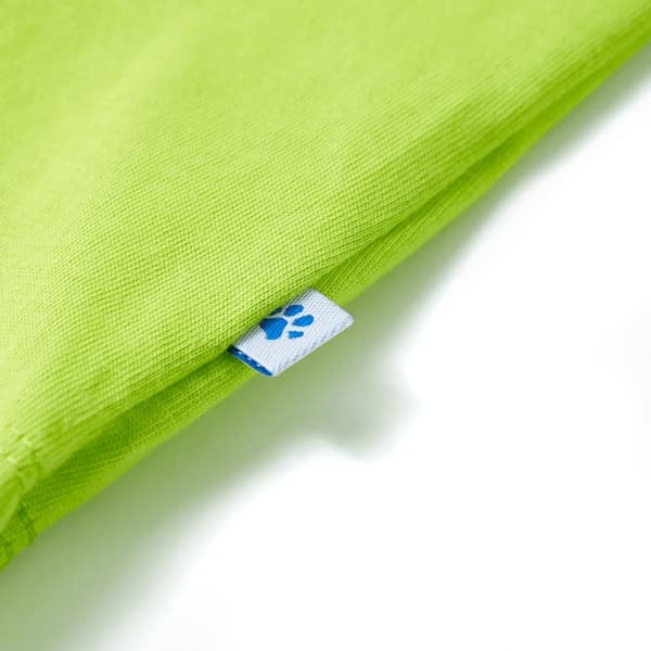 T-shirt med korta ärmar för barn limegrön 116 - Toppar för barn