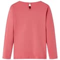 Miniatyrbild 3 av 8: T-shirt med långa ärmar för barn gammelrosa 104 -  Toppar för barn