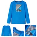 Miniatyrbillede 1 af 8: Langærmet T-shirt til børn str. 104 koboltblå -  Toppe til børn