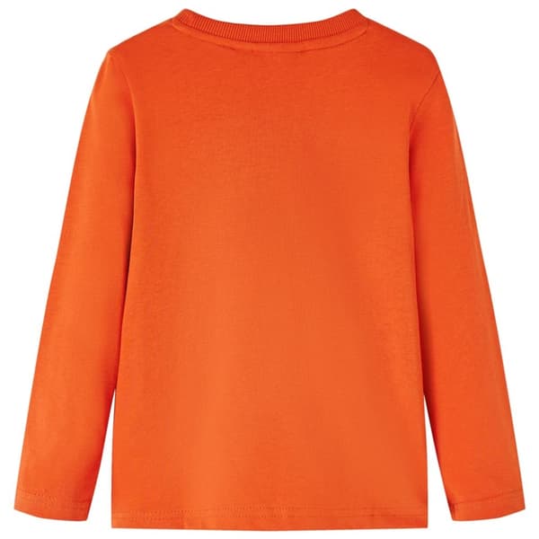 T-shirt med långa ärmar för barn orange 104 -  Toppar för barn