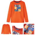 Miniatyrbild 1 av 8: T-shirt med långa ärmar för barn orange 104 -  Toppar för barn