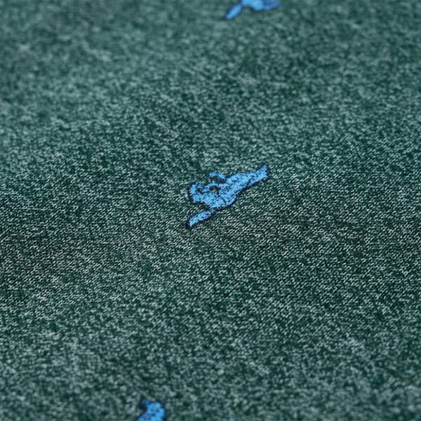 Sweatshirt til børn mørkegrønmeleret str. 116 -  Toppe til børn