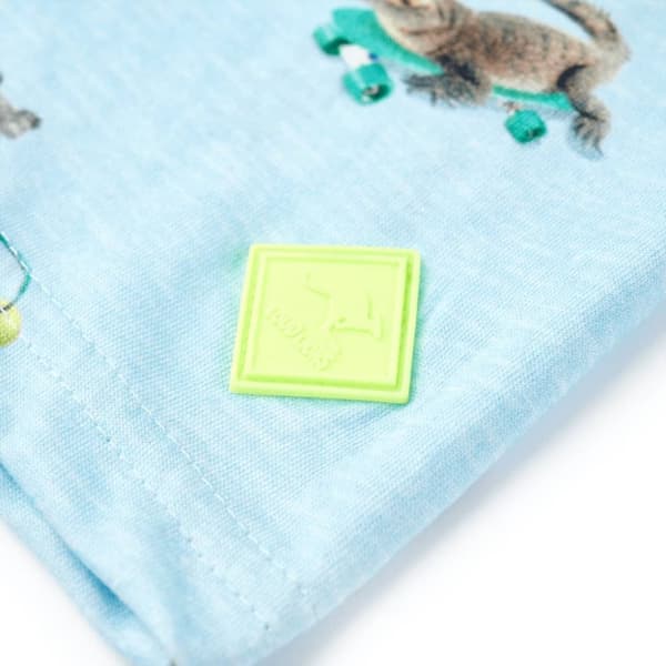 T-shirt för barn ljusblå melange 116 -  Toppar för barn