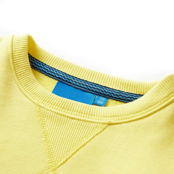 Sweatshirt til børn str. 116 lysegul - Toppe til børn