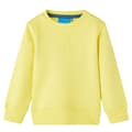 Miniatyrbillede 2 af 8: Sweatshirt til børn str. 116 lysegul -  Toppe til børn