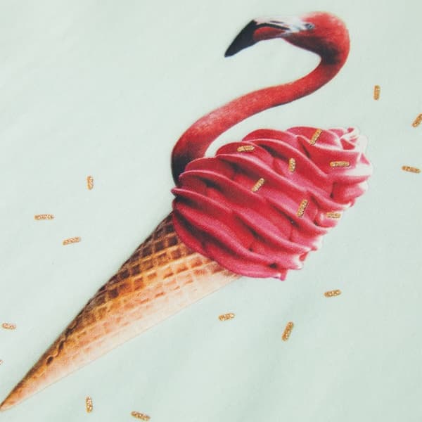 T-shirt för barn ljus mintgrön 116 -  Toppar för barn