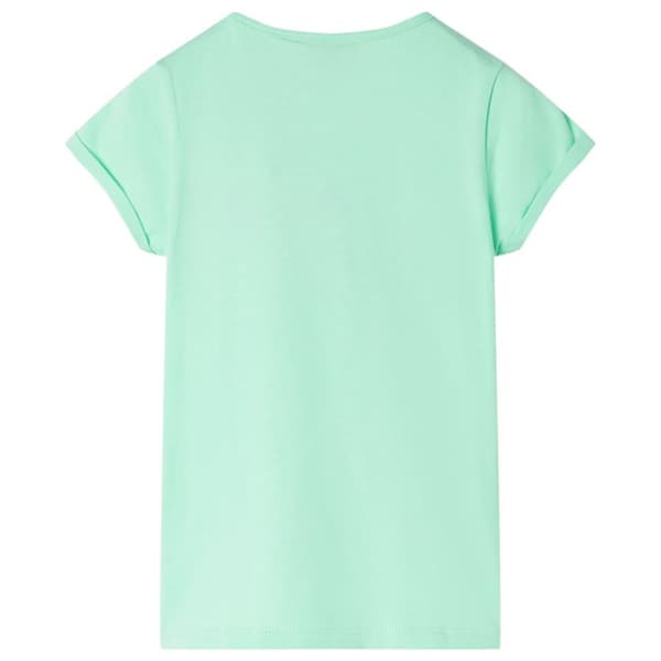 T-shirt för barn stark grön 128 - Toppar för barn
