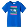 Miniatyrbillede 2 af 8: T-shirt til børn str. 116 blå -  Toppe til børn