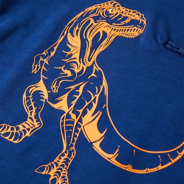 T-shirt med korta ärmar för barn mörkblå 116 - Toppar för barn