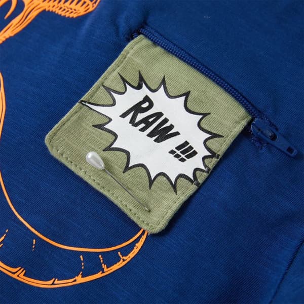 T-shirt med korta ärmar för barn mörkblå 116 - Toppar för barn