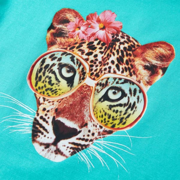 T-shirt för barn mintgrön 128 - Toppar för barn
