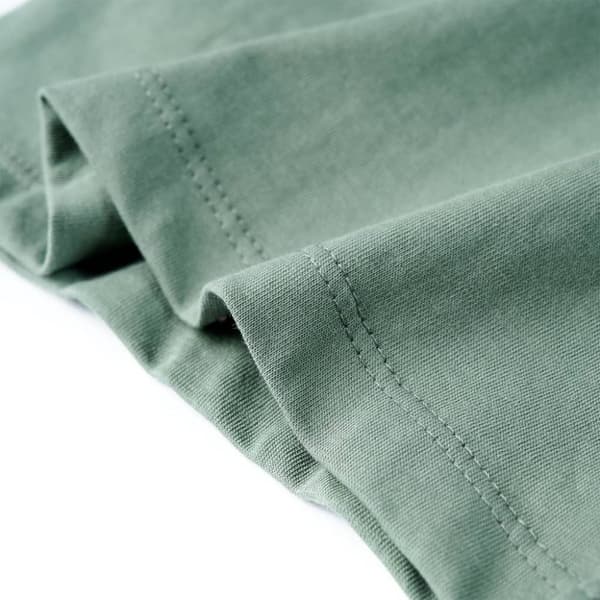 T-shirt med korta ärmar för barn khaki 128 -  Toppar för barn