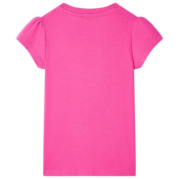 T-shirt för barn mörk rosa 128 - Toppar för barn