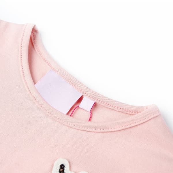 T-shirt för barn ljusrosa 104 - Toppar för barn
