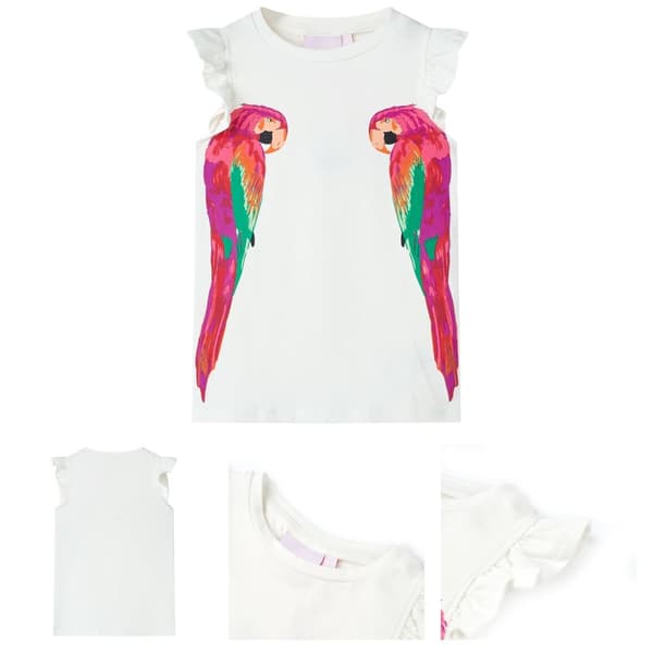 T-shirt för barn ecru 104 -  Toppar för barn
