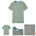 Miniatyrbild 1 av 8: T-shirt med korta ärmar för barn khaki 128 -  Toppar för barn