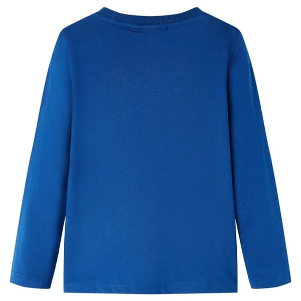 T-shirt med långa ärmar för barn mörkblå 104 - Toppar för barn