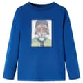 Miniatyrbild 2 av 8: T-shirt med långa ärmar för barn mörkblå 104 -  Toppar för barn