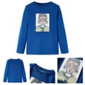 Miniatyrbild 1 av 8: T-shirt med långa ärmar för barn mörkblå 104 -  Toppar för barn
