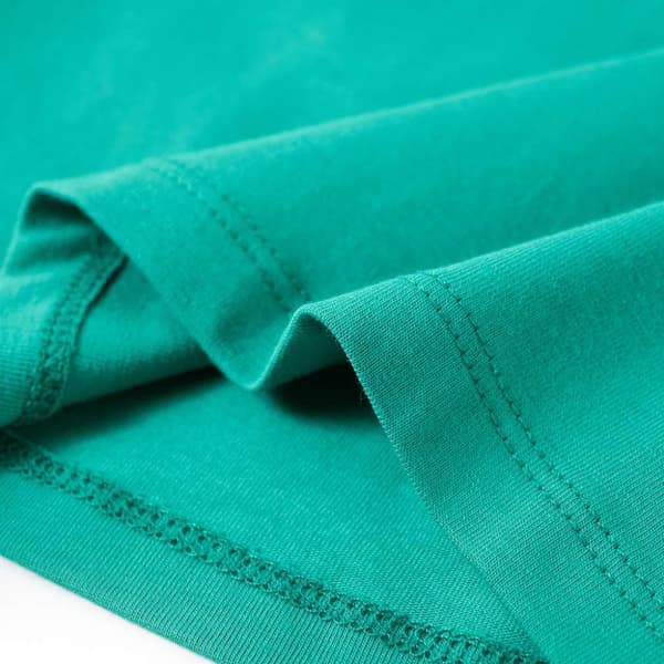 Langærmet T-shirt til børn str. 128 cm lysegrøn - Toppe til børn