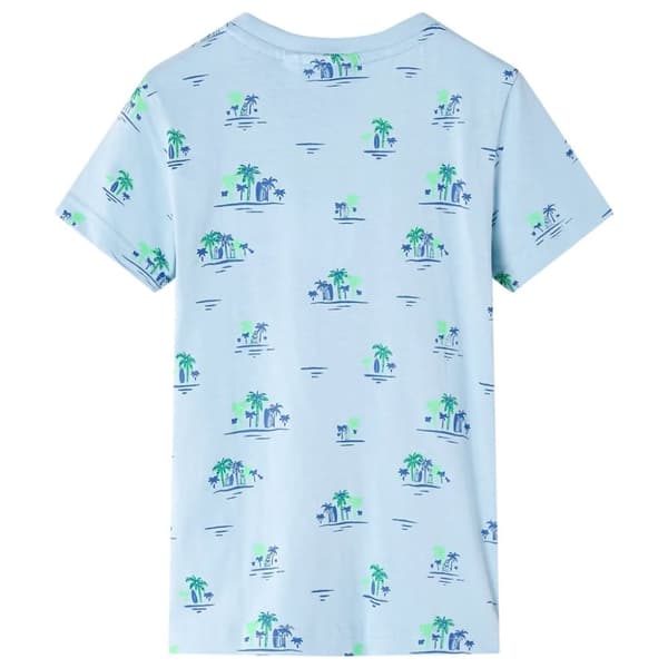 T-shirt för barn ljusblå 104 -  Toppar för barn