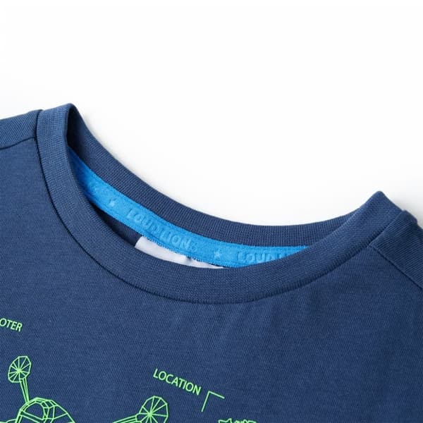 T-shirt för barn mörkblå 128 - Toppar för barn