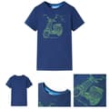 Miniatyrbild 1 av 8: T-shirt för barn mörkblå 128 -  Toppar för barn