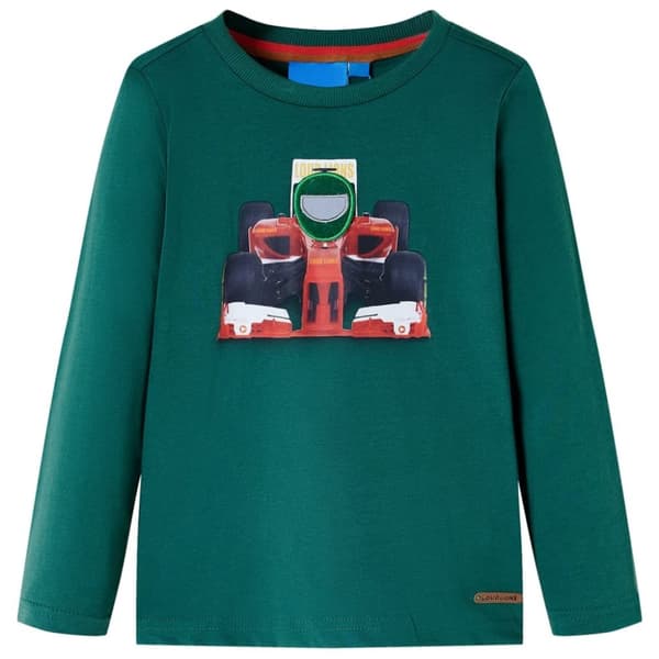T-shirt med långa ärmar för barn grön 116 - Toppar för barn