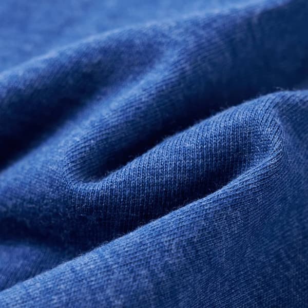 T-shirt för barn mörkblå melange 128 - Toppar för barn