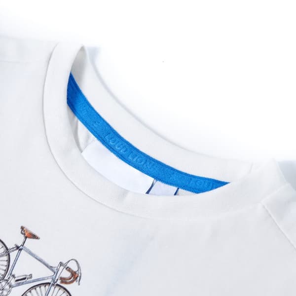 T-shirt til børn str. 116 ecrufarvet -  Toppe til børn