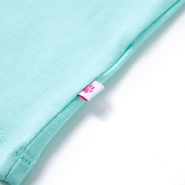 T-shirt för barn ljus mintgrön 116 -  Toppar för barn