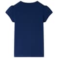 Miniatyrbild 3 av 8: T-shirt för barn marinblå 128 -  Toppar för barn