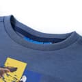 Miniatyrbild 4 av 8: T-shirt med långa ärmar för barn blå melange 104 -  Toppar för barn