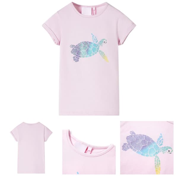 T-shirt för barn lila 104 - Toppar för barn