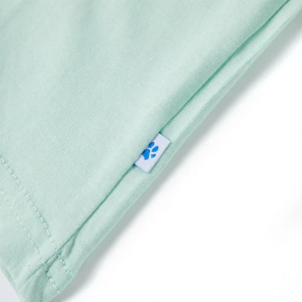 T-shirt för barn ljus mintgrön 104 -  Toppar för barn