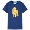 Miniatyrbild 2 av 8: T-shirt för barn mörkblå 116 -  Toppar för barn
