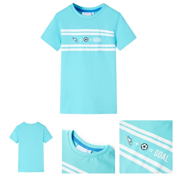 T-shirt för barn aqua 128 -  Toppar för barn