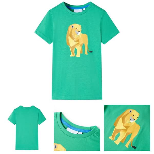 T-shirt för barn grön 128 -  Toppar för barn