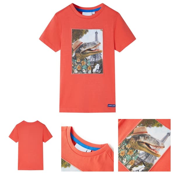 T-shirt til børn str. 104 rød - Toppe til børn