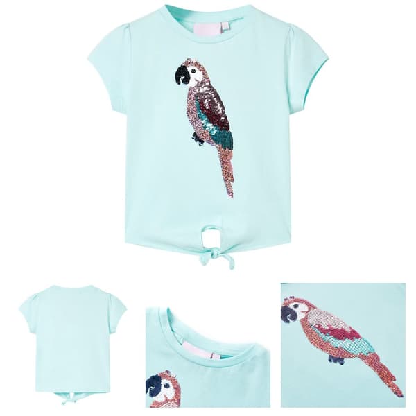 T-shirt för barn aquablå 104 -  Toppar för barn