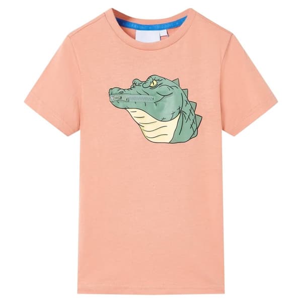 T-shirt för barn ljus orange 116 - Toppar för barn