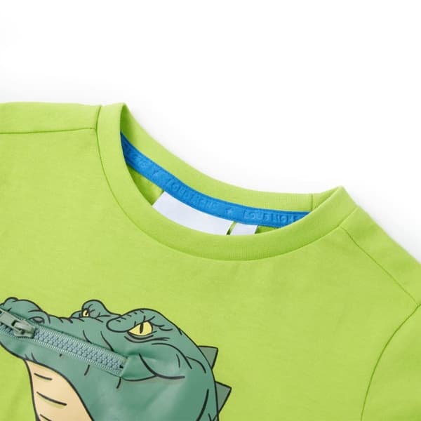 T-shirt för barn limegrön 116 - Toppar för barn