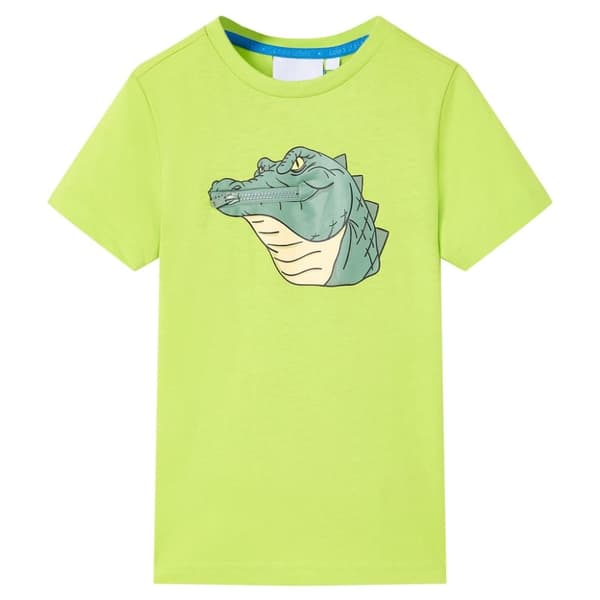 T-shirt för barn limegrön 116 - Toppar för barn