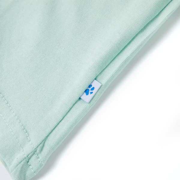 T-shirt för barn ljus mintgrön 116 -  Toppar för barn