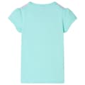 Miniatyrbild 3 av 8: T-shirt för barn ljus mintgrön 116 -  Toppar för barn